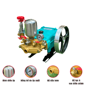 Đầu xịt áp lực Piston Sứ TATSU TS30S 2HP - Hình ảnh 3