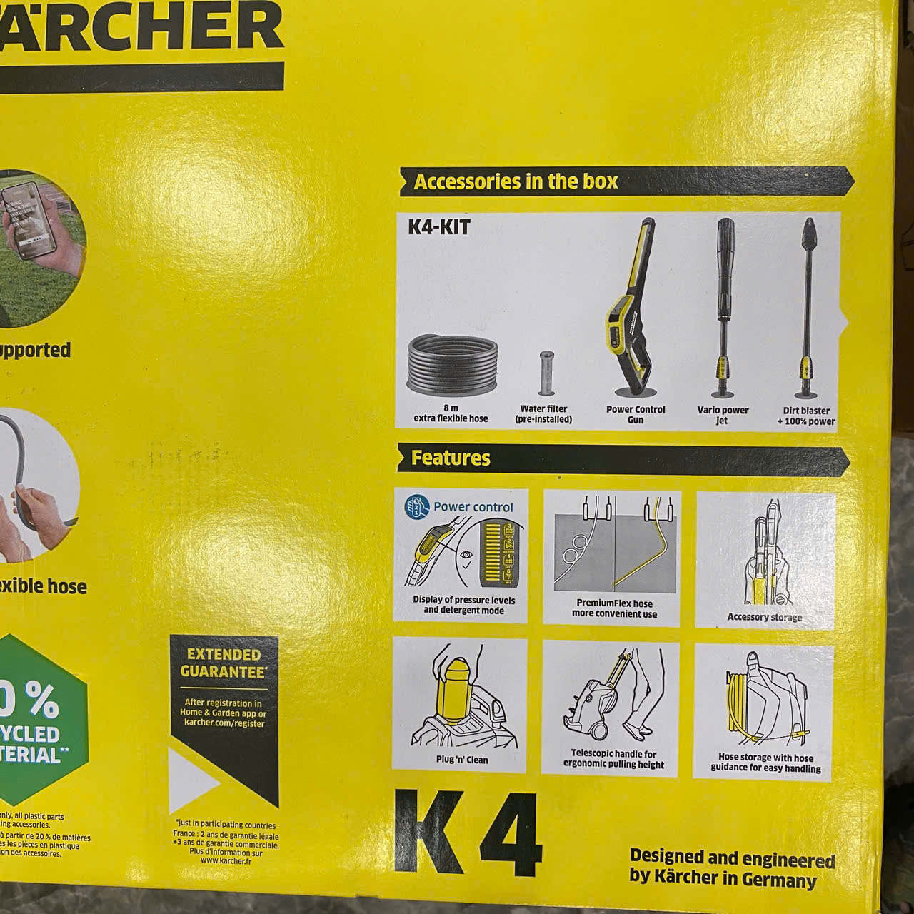 Máy phun rửa áp lực cao Karcher K4 Power Control Flex (1.324-300.0) - Ảnh 6